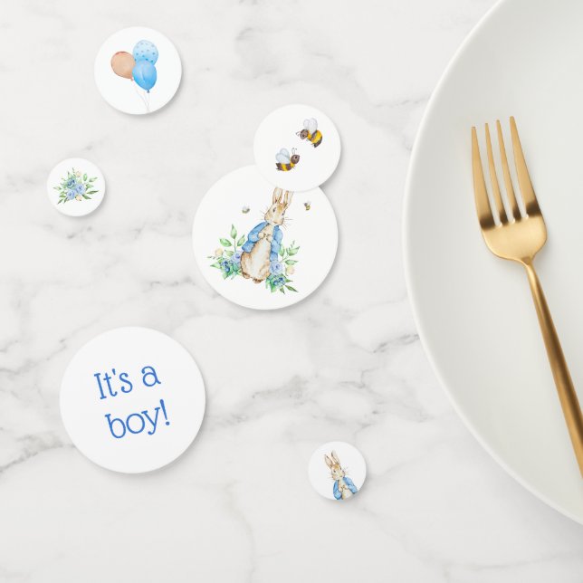 Peter Rabbit Baby Shower It's a boy Confetti (Group)