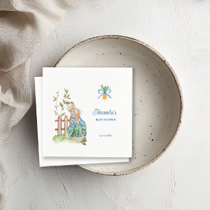 Peter Rabbit Baby Shower Napkin