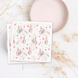 Peter Rabbit Baby Shower Napkin
