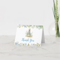 Peter Rabbit Baby Shower Thank You Card