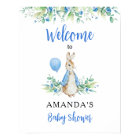 Peter Rabbit Baby Shower Welcome