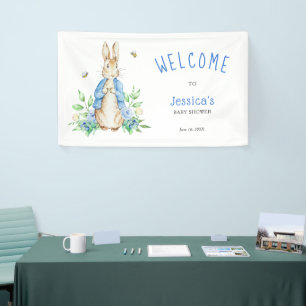 Peter Rabbit Baby Shower Welcome Sign