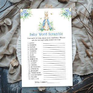 Peter Rabbit Baby Word Scramble Game