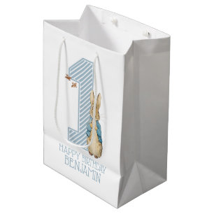Peter Rabbit   Baby's First Birthday Medium Gift Bag