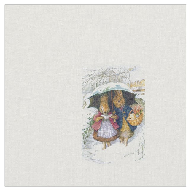 Peter Rabbit Beatrix Potter Fabric (Close Up)