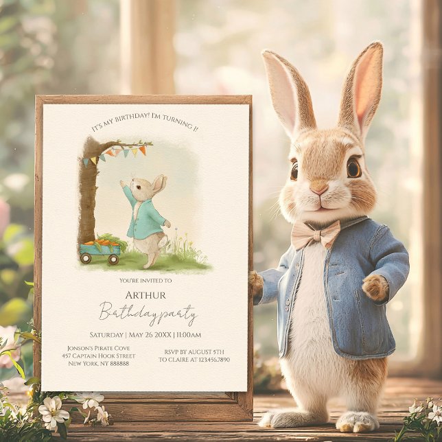 Peter Rabbit Birthday&Game  Invitation (Creator Uploaded)