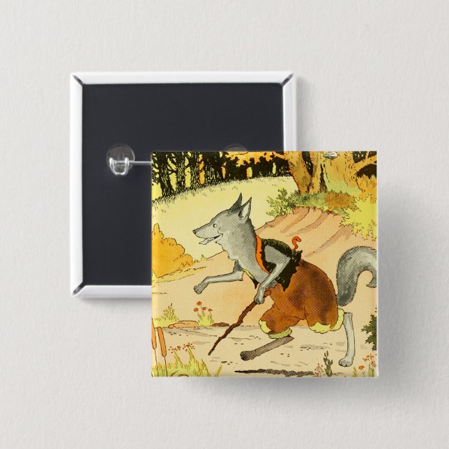 Peter Rabbit Button (Front & Back)