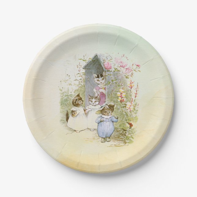 Peter Rabbit (cats)   Paper Plate (Front)