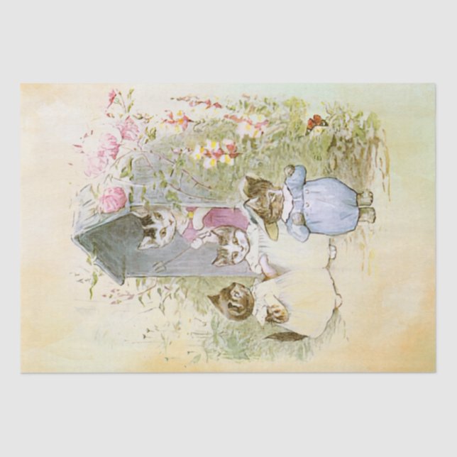Peter Rabbit (cats) Tissue Paper (Front)