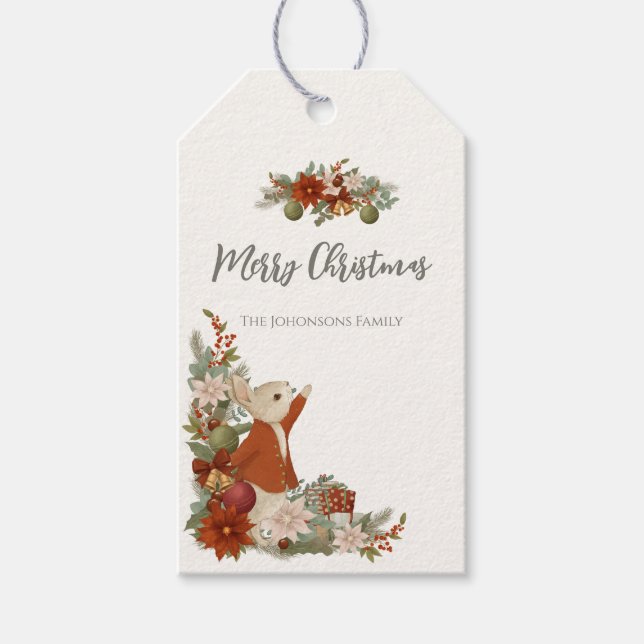 Peter Rabbit Christmas Gift Tags (Front)