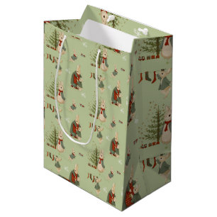 Peter Rabbit Christmas Medium Gift Bag 