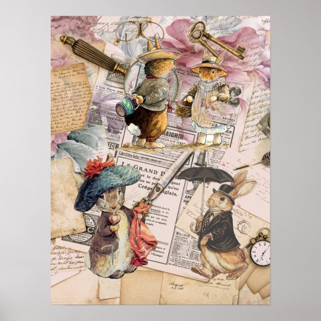 peter rabbit composition poster (Front)