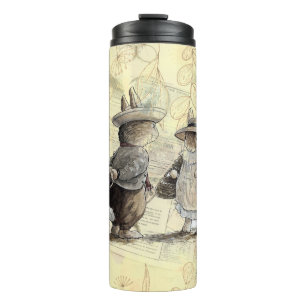 peter rabbit composition thermal tumbler