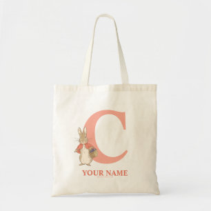 Peter Rabbit Custom Flopsy - Letter C Tote Bag