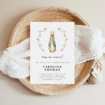 Peter Rabbit Cute Baby Shower