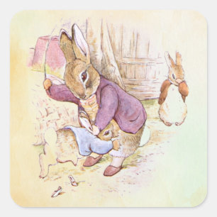 Peter Rabbit (dad)  Square Sticker