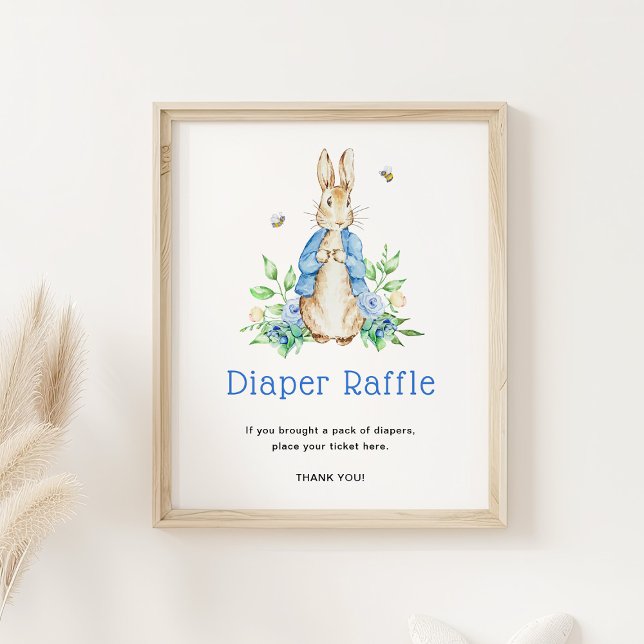 Peter Rabbit Diaper raffle  Poster (Creator Uploaded)
