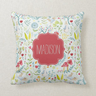 Peter Rabbit Enchanted Watercolor Pattern Cushion