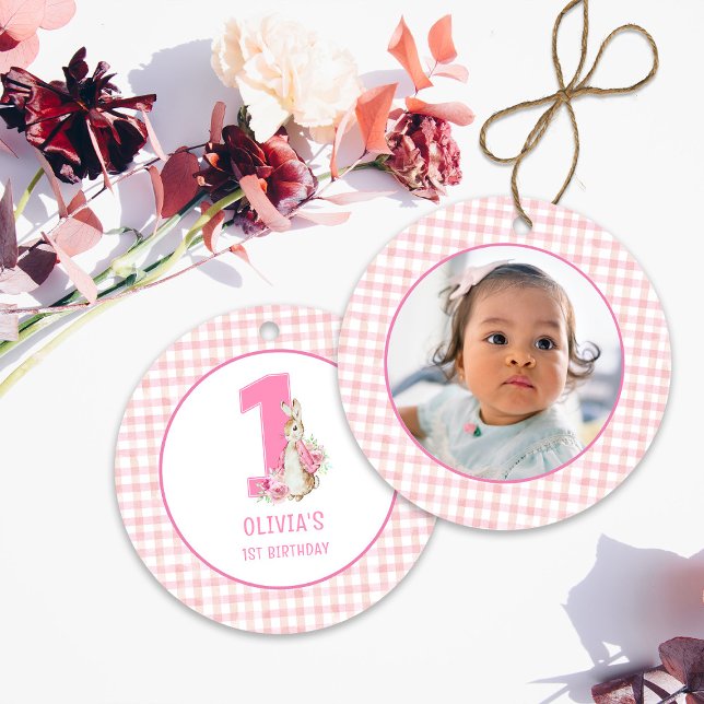 Peter Rabbit First Birthday Ceramic Tree Decoration (Creator Uploaded)