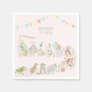 Peter Rabbit First Birthday Parade Napkin