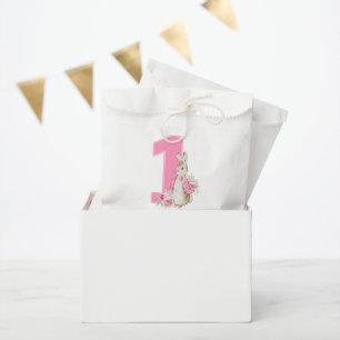 Peter Rabbit   First Birthday Pink Favour Bags
