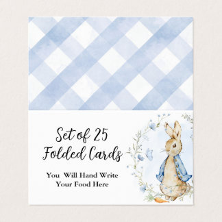 Peter Rabbit Folded Cards