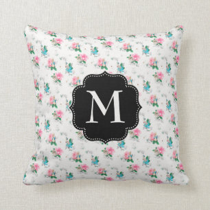Peter Rabbit Forget Me Not Floral Pattern Cushion