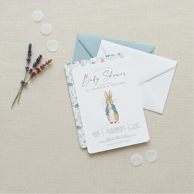Peter Rabbit | Gender Neutral Baby Shower Invitation (Creator Uploaded)