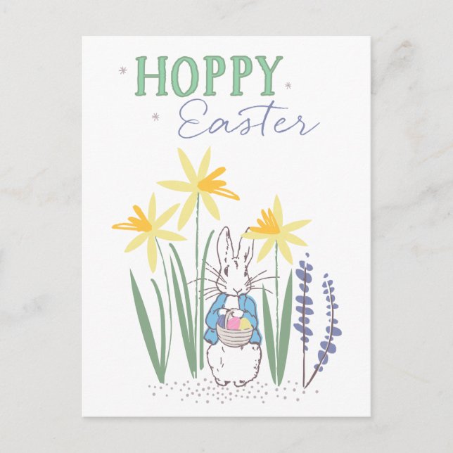 Peter Rabbit | Hoppy Easter Holiday Postcard (Front)