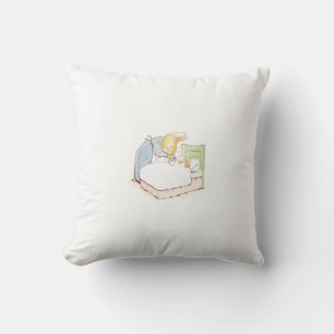 Peter Rabbit in Bed (Being Fed by his Mother) Cushion