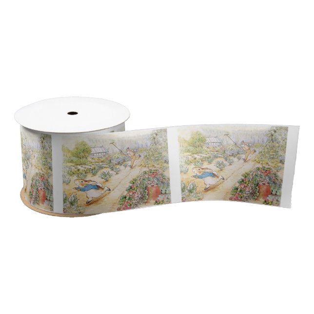 Peter Rabbit in Mr. Mc Gregor's Garden Ribbon Sati Satin Ribbon (Spool)