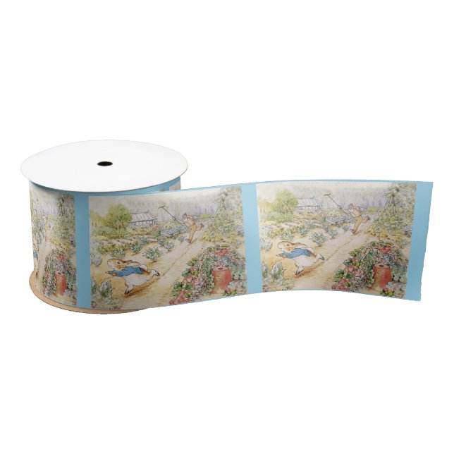 Peter Rabbit in Mr. Mc Gregor's Garden Ribbon Sati Satin Ribbon (Spool)