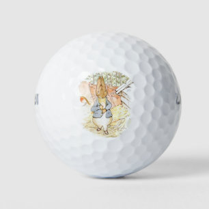 Peter Rabbit in the Garden (by Beatrix Potter) Golf Balls