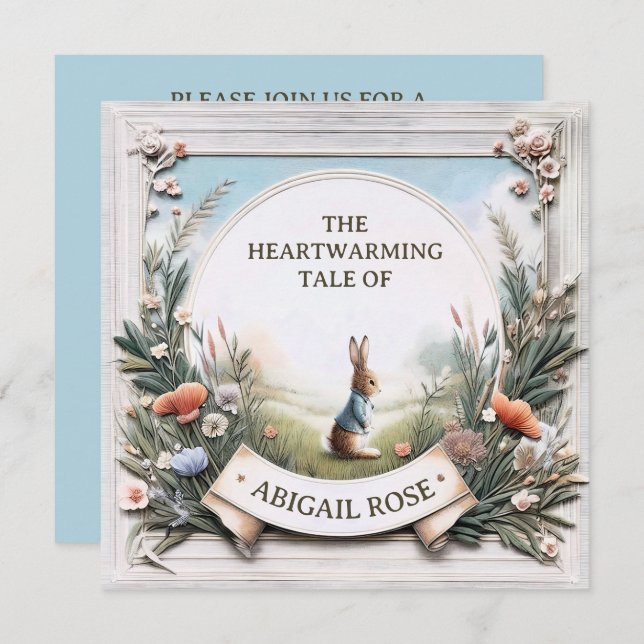Peter Rabbit in the Garden Invitation (Front/Back)
