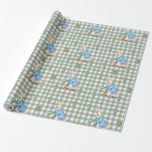 Peter Rabbit-Inspired Wrapping Paper Watercolor 