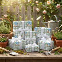 Peter Rabbit-Inspired Wrapping Paper Watercolor 