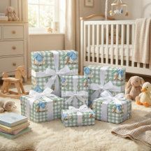 Peter Rabbit-Inspired Wrapping Paper Watercolor 