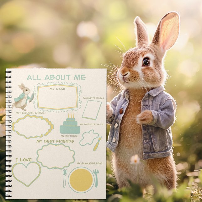 Peter Rabbit Kids Birthday&Game Notebook (Creator Uploaded)