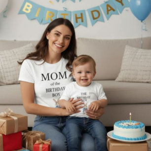 Peter Rabbit Mom of the Birthday Boy Party Family T-Shirt