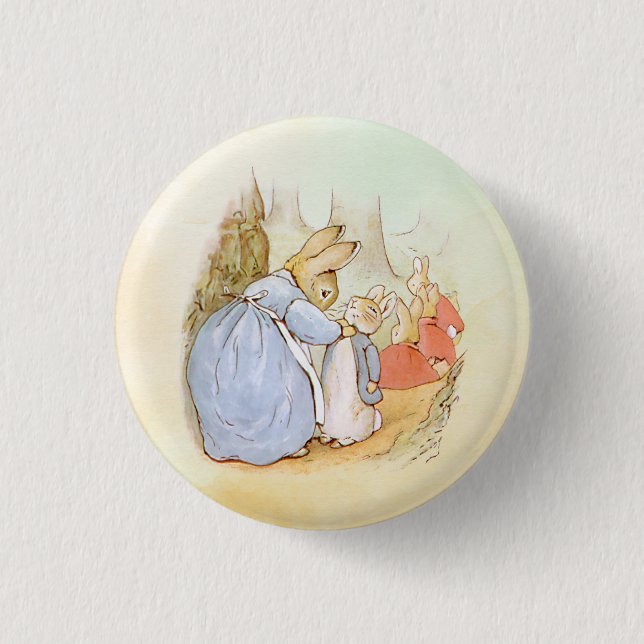 Peter Rabbit (mum)  3 Cm Round Badge (Front)
