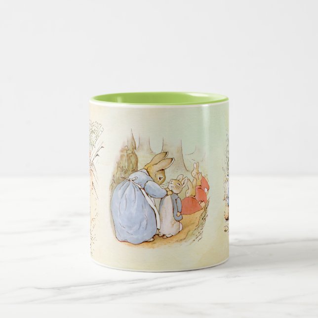 Peter Rabbit (mum)  Two-Tone Coffee Mug (Center)