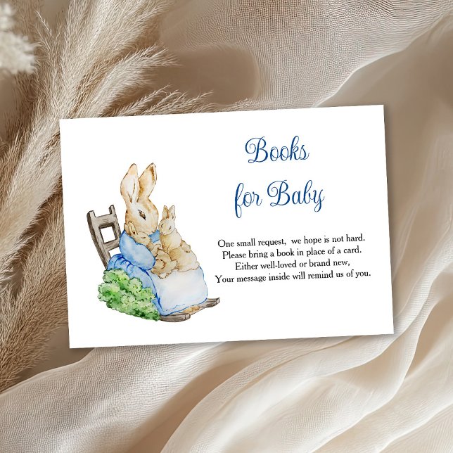Peter Rabbit Mummy Books For Baby RSVP Card (Creator Uploaded)