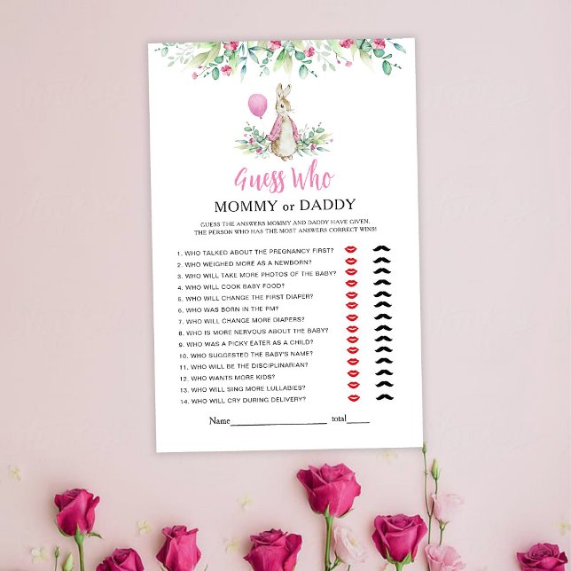 Peter Rabbit Mummy or Daddy Baby Game (Creator Uploaded)