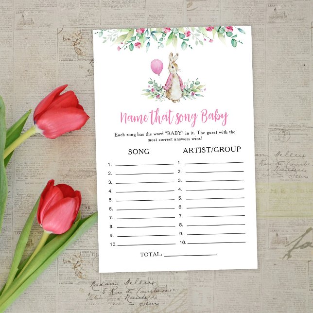 Peter rabbit Name that song baby game (Creator Uploaded)