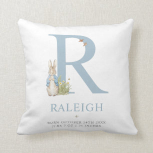 Peter Rabbit   Personalised Letter R Cushion