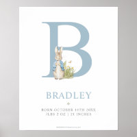 Peter Rabbit | Personalized Letter B