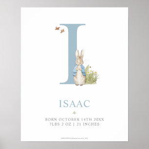 Peter Rabbit Personalized Letter I Poster
