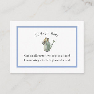 Peter Rabbit Pink Vintage Baby Book Enclosure Card