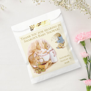 Peter Rabbit Themed Baby Shower  Favour Bags