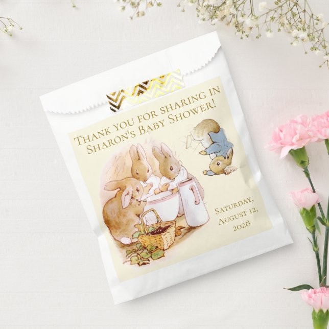 Peter Rabbit Themed Baby Shower  Favour Bags (Sealed)